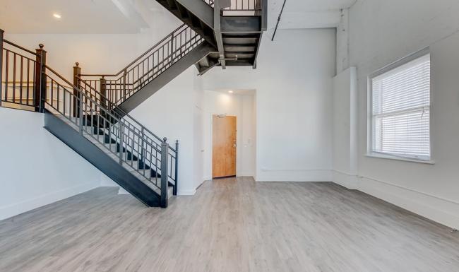 a staircase in a house